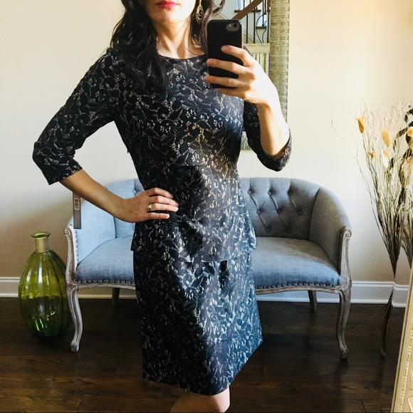 Tahari Tiered Dress NWT - Picture 4 of 8